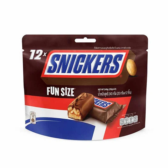 Snickers Funsize Chocolate Snack Bars 20g x12
