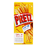 Gulico Pretz Butter confectionery snack in a colorful bag with pretzel-shaped treats and buttery flavor.