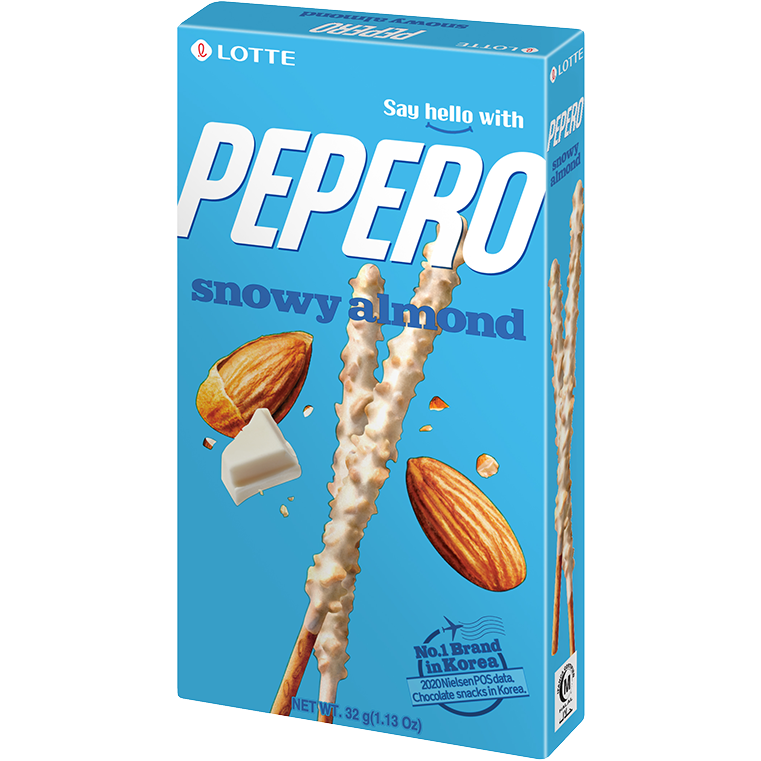 Lotte Pepero Snowy Almond