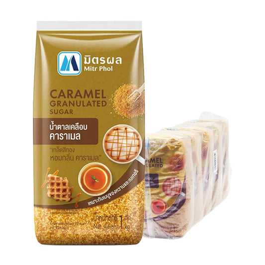 MITR PHOL Caramel Granulated Sugar 1kg x5