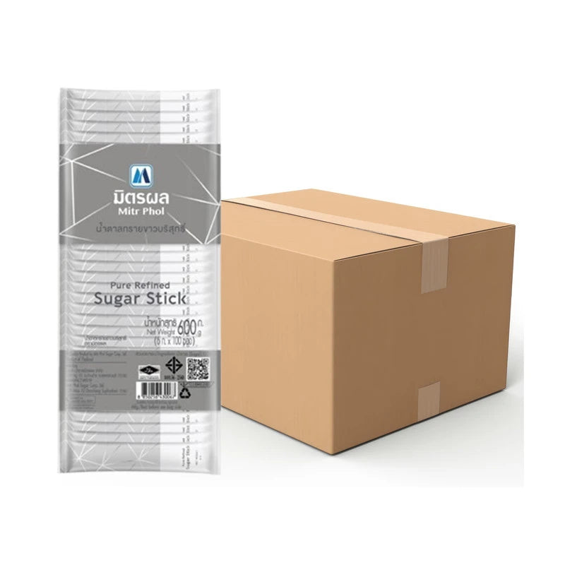 MITRPHOL Sugar Stick Pure Refined 100 Sachets 6g x20