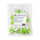 Wasabi-o Fresh Grated Wasabi sachets pack with 40 individual 2.5 g servings, featuring bright green wasabi root paste in a resealable pouch.