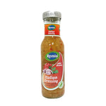 Remia Italian Salad Dressing 250ml bottle with label, front view showing product packaging and branding.