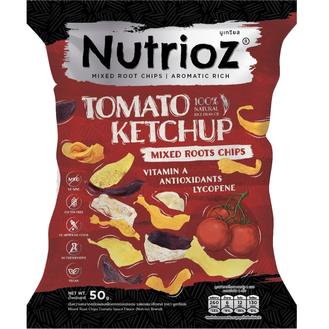 Nutrioz Mixed Roots Chips Tomato Sauce