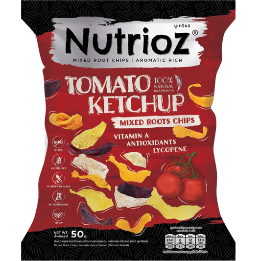 Nutrioz Mixed Roots Chips Tomato Sauce