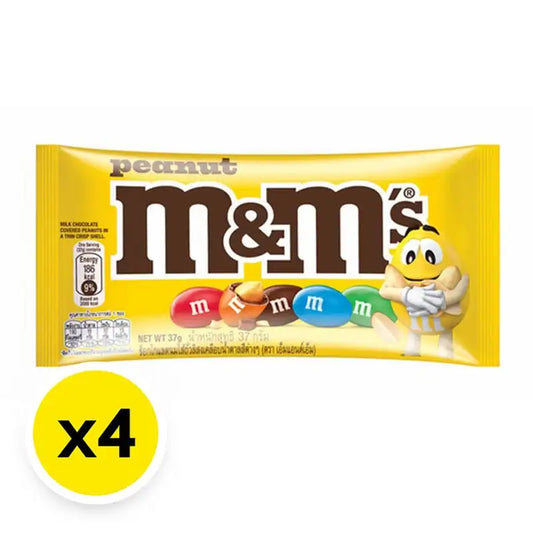 M&M Chocolate Peanut 37g x4