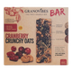 Granovibes Granola Bar Cranberry Crunchy Oat