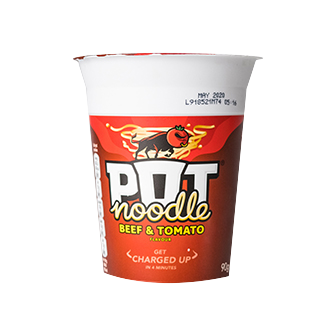 Pot Noodle Beef & Tomato