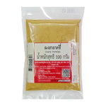 Makro Curry Powder 100g in a clear plastic container, dry grocery product with vibrant yellow spice powder from MAKRO brand.