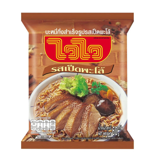 Waiwai Instant Noodles Duck In Soy Sauce Flavor 60g