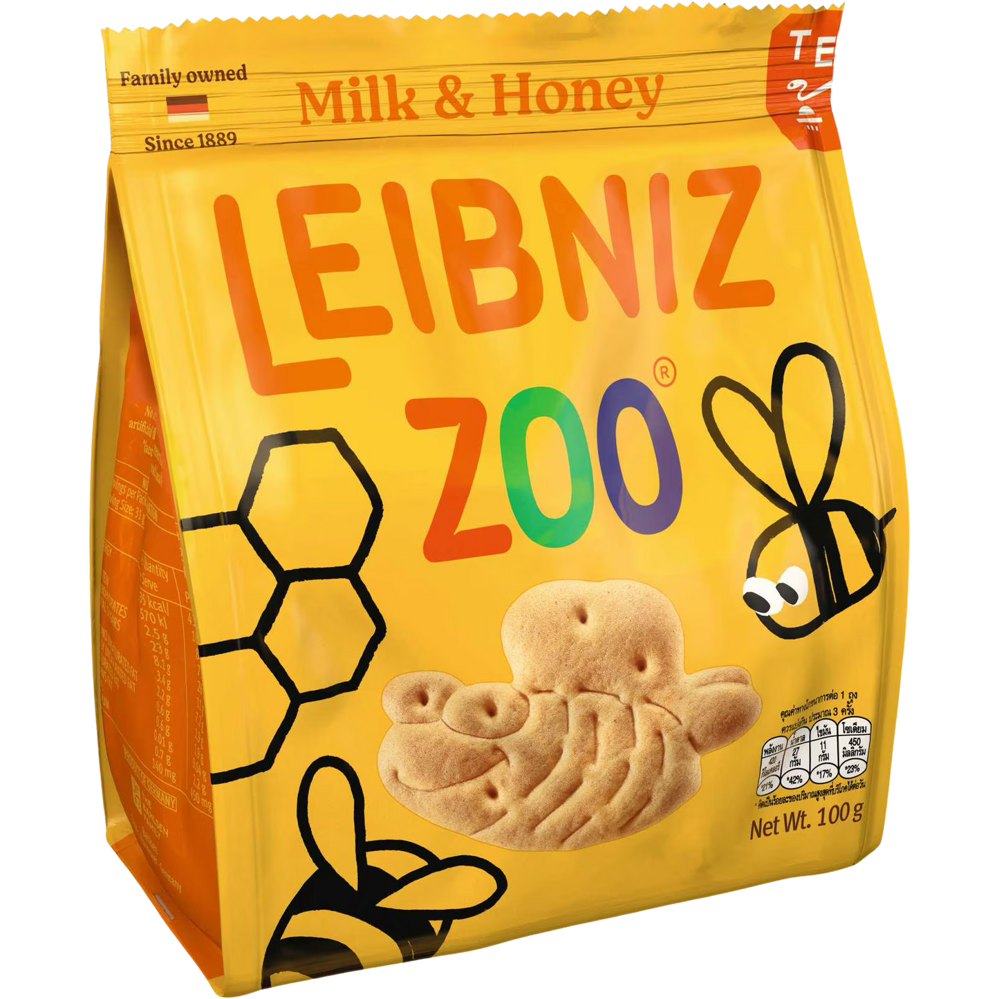 Bahlsen Leibniz Zoo Milk and Honey Biscuits