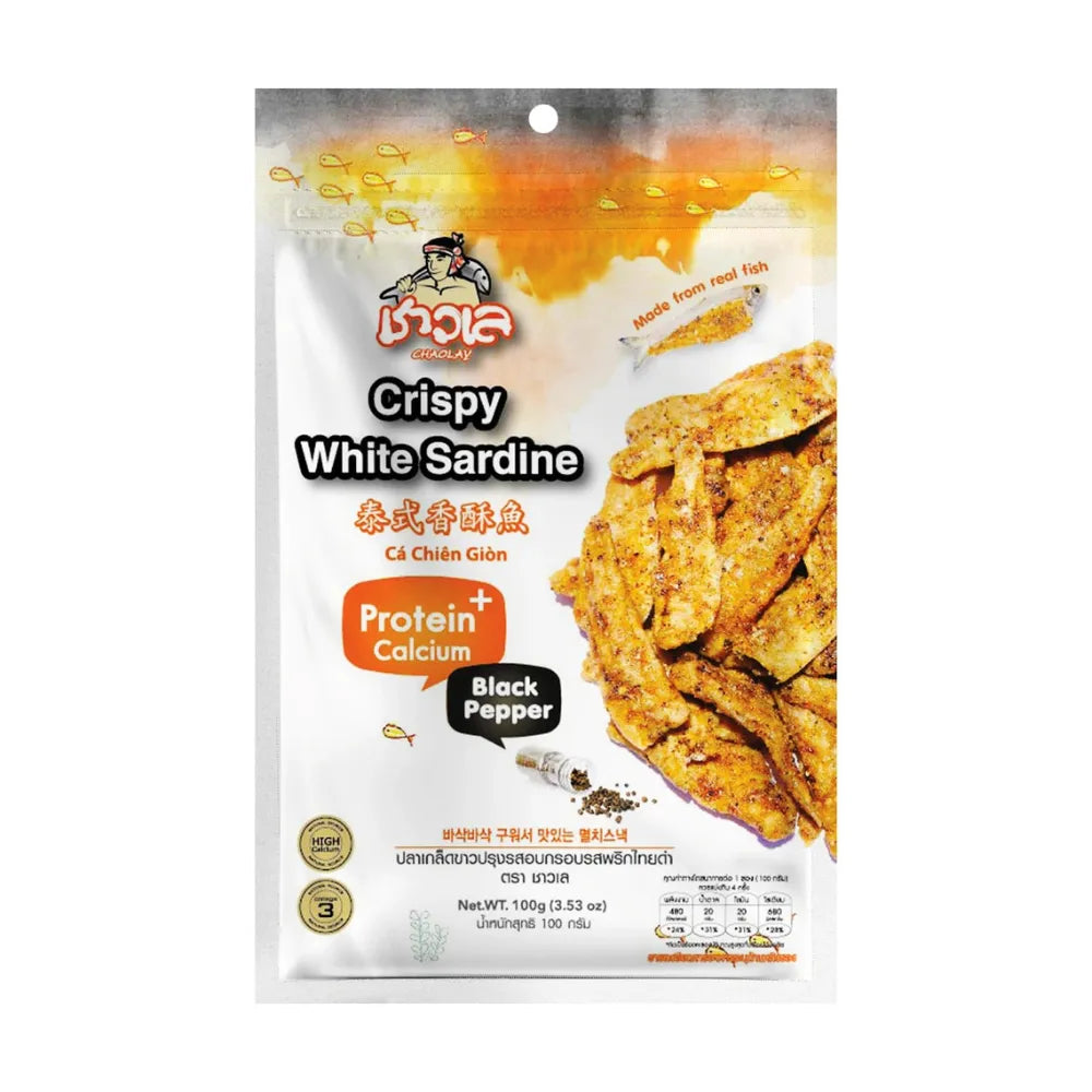Chaolay Crispy White Sardine 100g x6