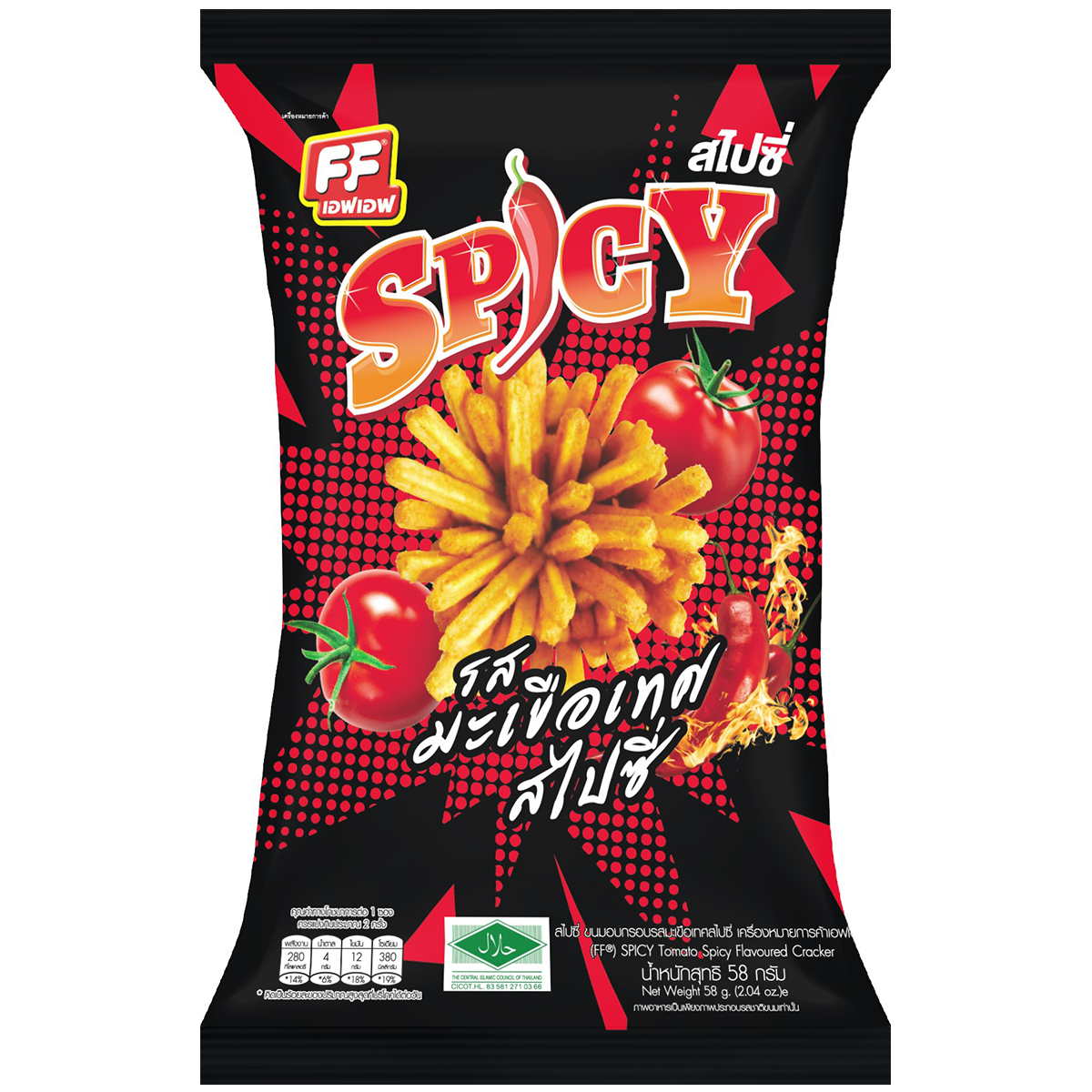 Ff Spicy Tomato Spicy Flavoured Cracker