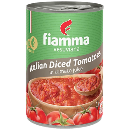 Fiamma Vesuviana Organic Tomatoes Diced in Organic Tomato Juice