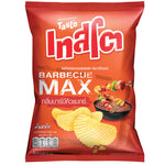 Tasto BBQ confectionery snacks in colorful packaging, showcasing the crispy, savory treats ready to enjoy.