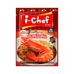 I-CHEF Potted Seafood Flavour with Ginger Sauce 50g dry grocery product, showing the sealed container with seafood and ginger flavor
