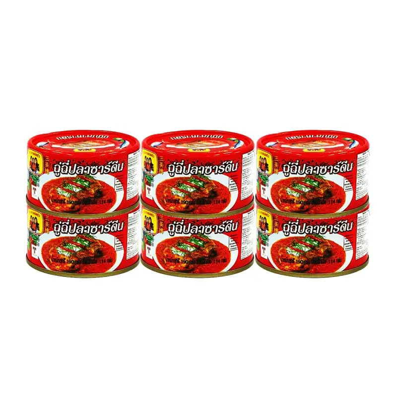 THREE LADY COOKS Sardines In Curry 190g x6