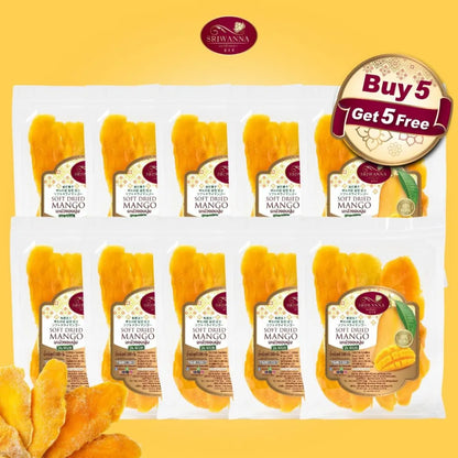 Sriwanna Gold Dried Mango Buy 5 Free 100g