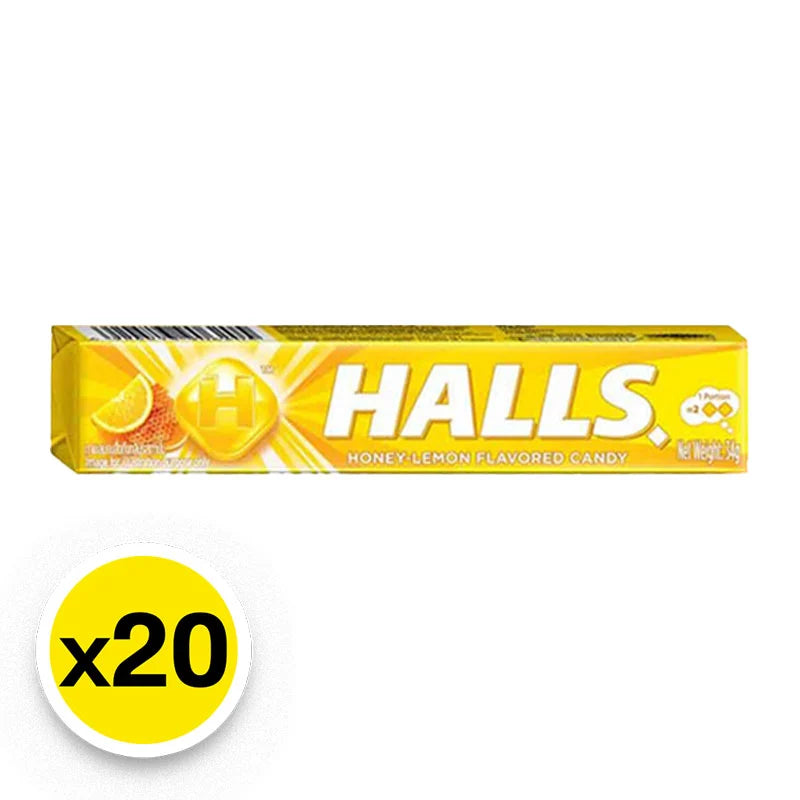 Halls Honey Lemon x20