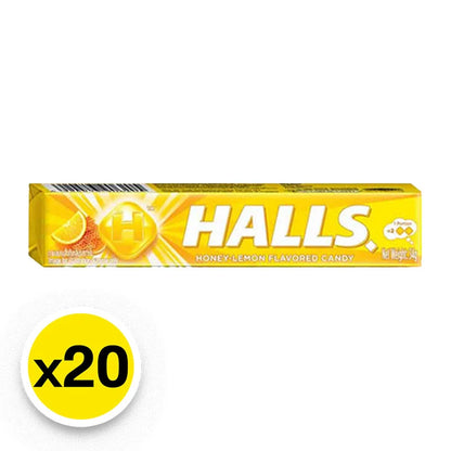 Halls Honey Lemon x20