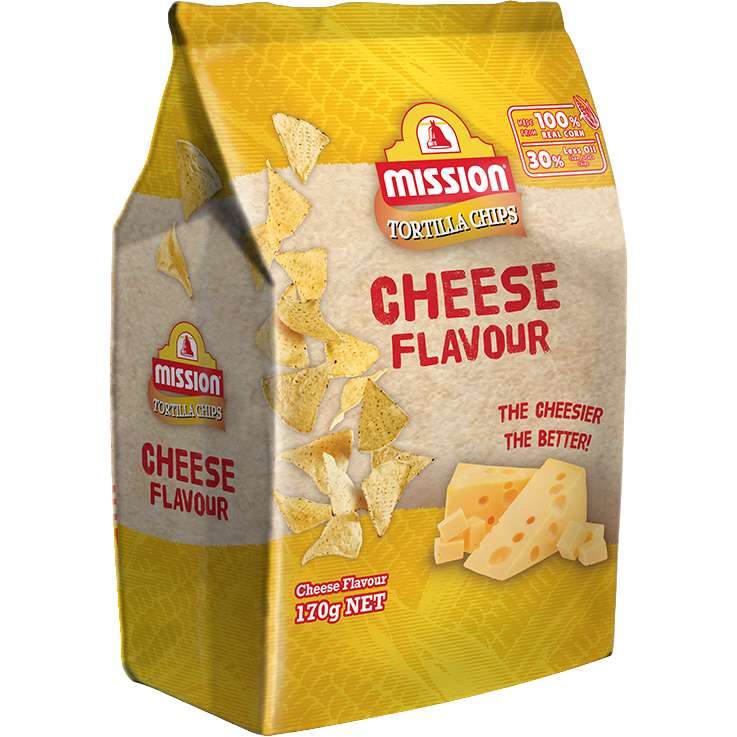 Mission Cheese Flavoured Tortilla Chips