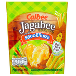 Calbee Potato Stick Original snack featuring crispy, golden potato sticks in a natural, snack-style presentation.