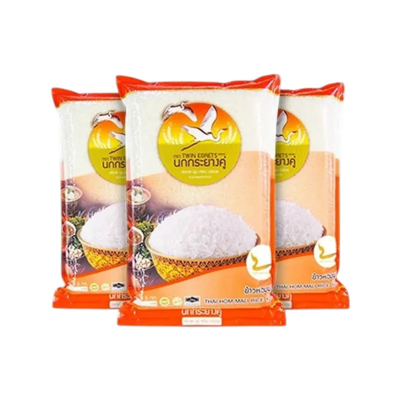 Nokkrayangkoo Double Egret 100% Authentic Jasmine Rice Yasothon