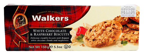 Walkers White Chocolate & Raspberry Biscuit