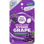 Min Min Candy Khoyo Grape confectionery snack in bright packaging, showcasing the colorful grape-flavored candy.