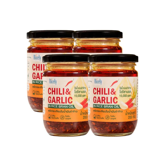 Ricely Garlic Chili In Rice Bran Oil 200g