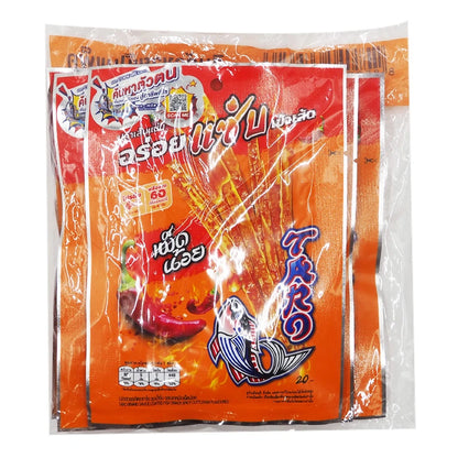 Taro Sauce Coated Fish Snack Spicy Cuttlefish Flavor 18g x6