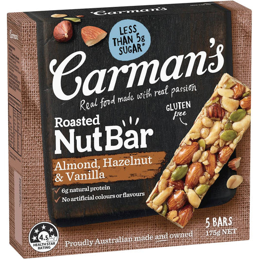 Carman's Almond Hazelnut & Vanilla Nut Bars