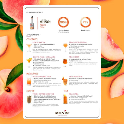 Monin Peach Fruit Mix 1000ml