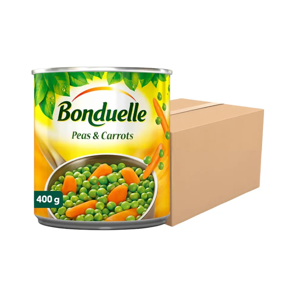 Bonduelle [12 Cans] Green Peas & Baby Carrots . (green Peas &