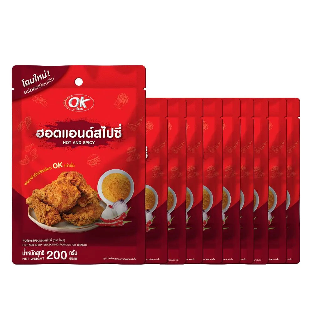 OK Shake Powder Hot And Spicy Flavor 200g