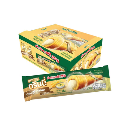 Grinny Corn Coated Snack Filled With Butter Cream 15g x12