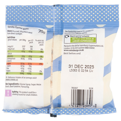 Sainsbury's Milk Bottle Sweets