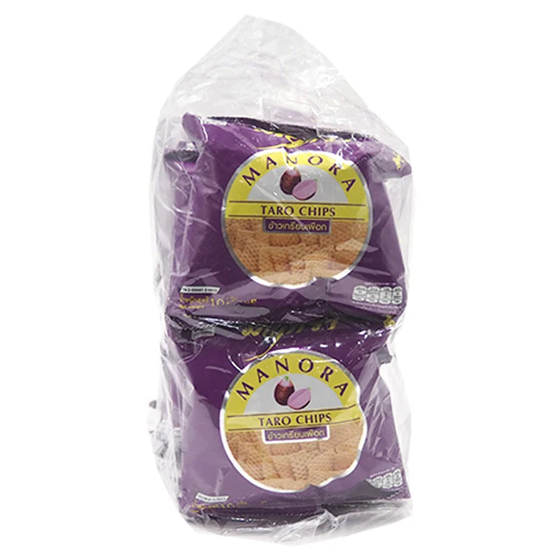 Manora Fried Chips Taro 10g x12
