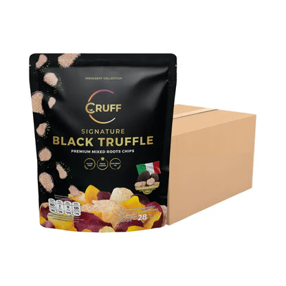 CRUFF Multi-colored Fried Crispy Potatoes Signature Black