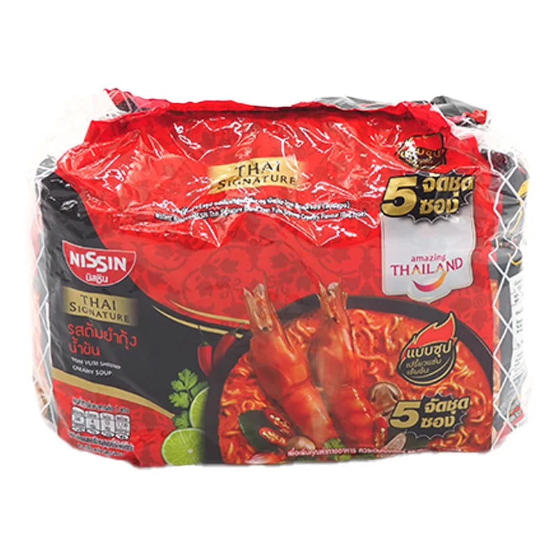 Nissin Thai Signature Instant Noodles Tom Yum Kung Creamy 72g