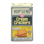 HUP Seng Cream Cracker 428g box, dry grocery snack with crispy, golden cream-filled crackers.