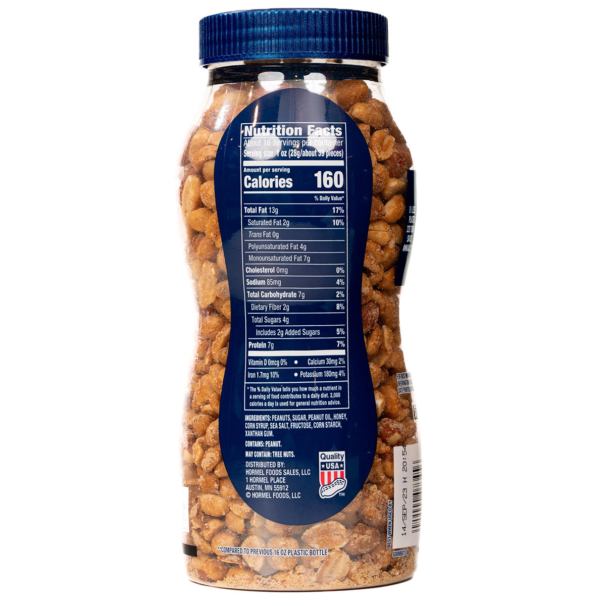 Planters Dry Honey Roasted Peanuts