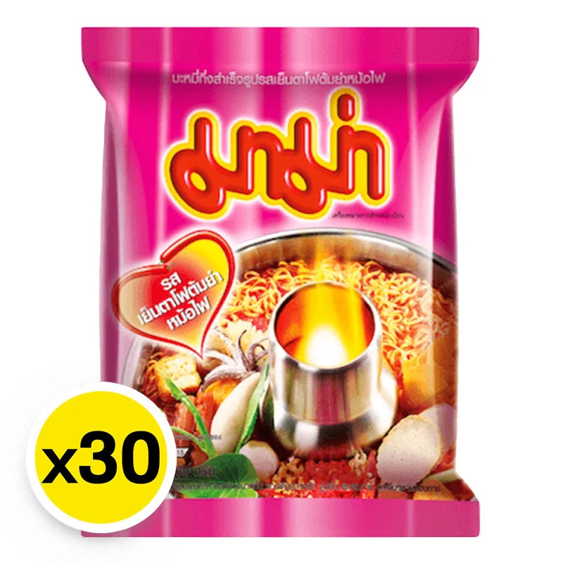 Mama Instant Noodles Yentafo Tom Yum Mohfai 60g x30