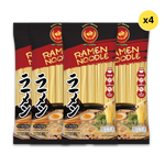 Dry package of Rabbit Brand Ramen Noodles, 400g, showing the colorful packaging and branding on the front.