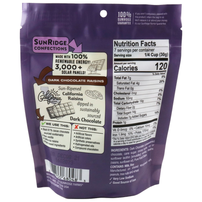Sunridge Farms Dark Chocolate Raisins