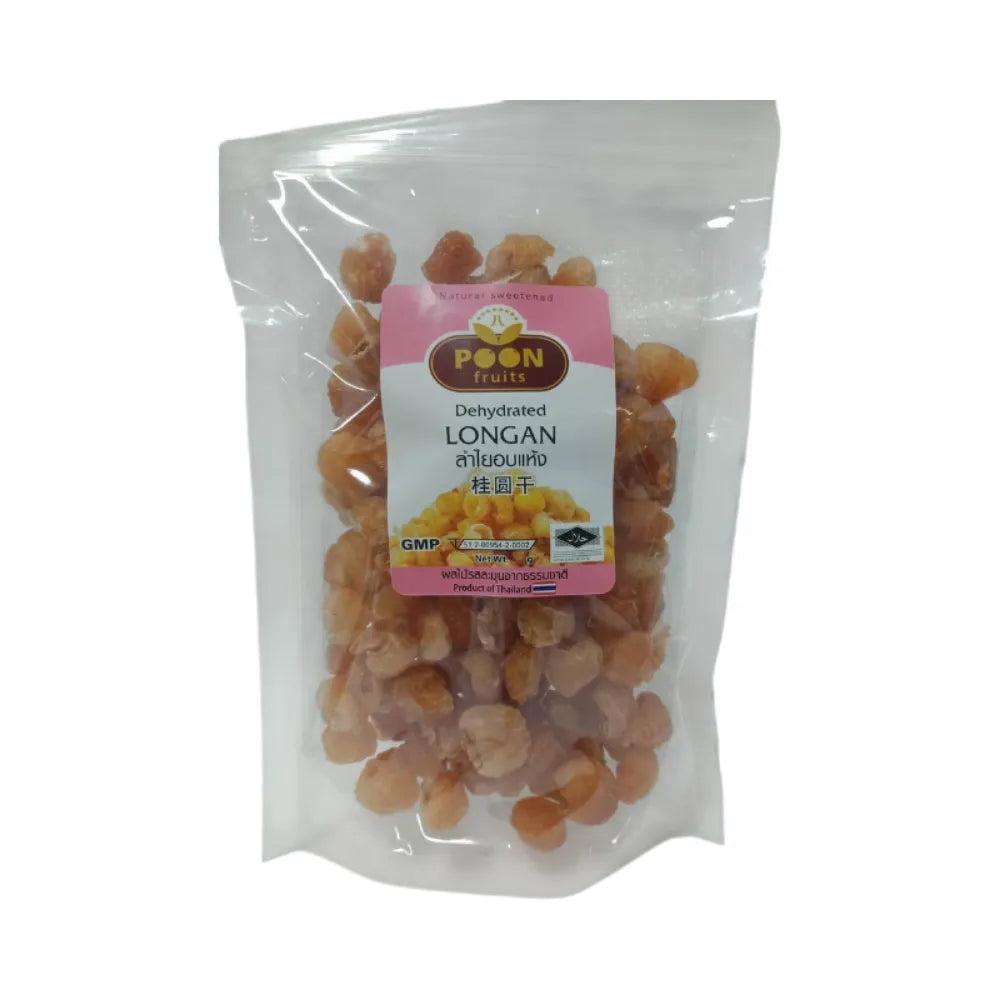 THONG POON Golden Dried Longan (golden Longan) 450g