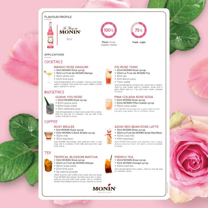 Monin Rose Syrup 700ml