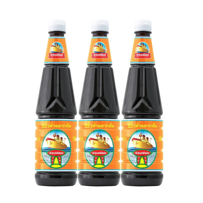 Nguan Chiang Dark Soy Sauce Orange Label 940g x3
