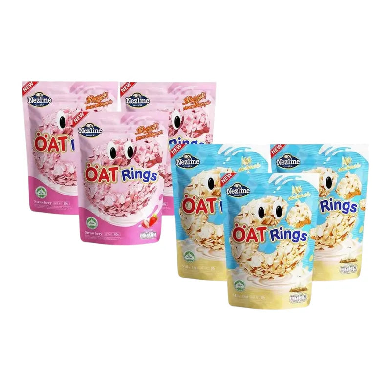 Nezline Oat Rings In 3 Flavors Snacks 60g
