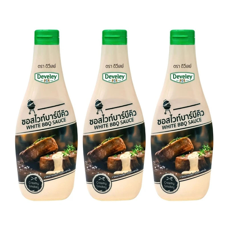 Develey White BBQ Sauce Pack Of 3 Bottles 360g